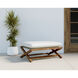 Bari 15.5 inch Natural / Stinson White Outdoor Stool
